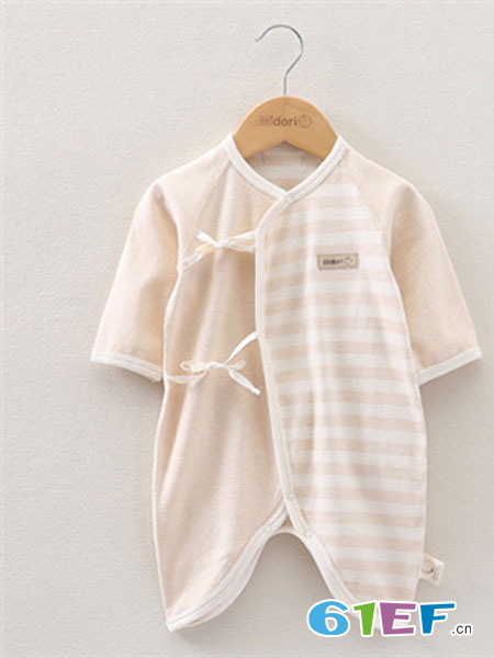 Midori Organic Cotton童装品牌2019春夏睡衣和尚哈衣长袖连体衣蝴蝶衣爬服