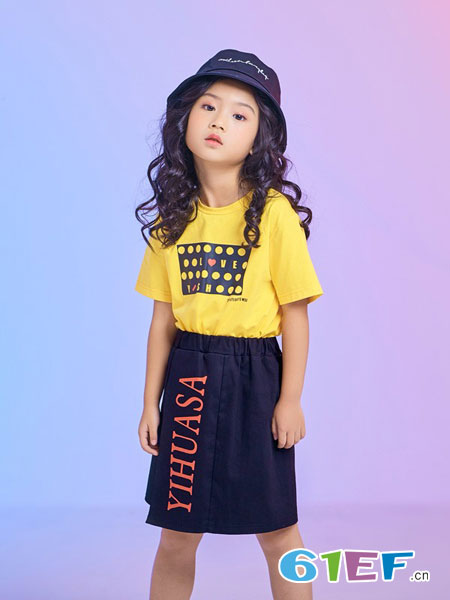 西瓜王子童装品牌2019春夏韩版卡通短袖t恤女宽松显瘦半袖打底衫