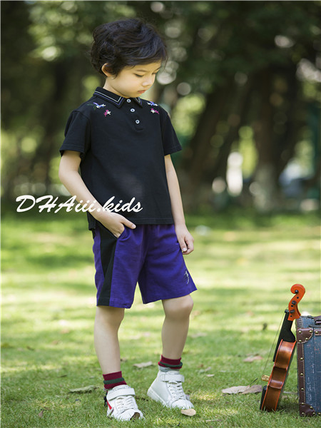 DHAiii.kids童装品牌2019春夏新品POLO衫+中裤