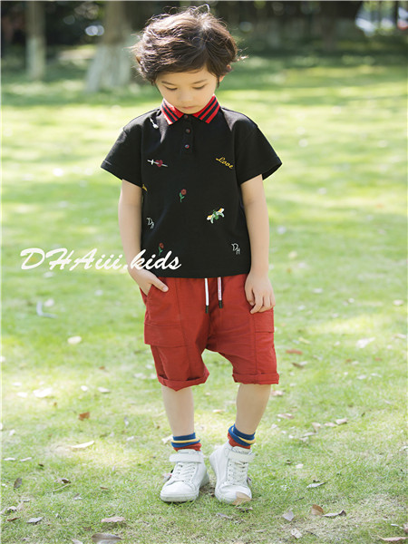 DHAiii.kids童装品牌2019春夏新品POLO衫+中裤