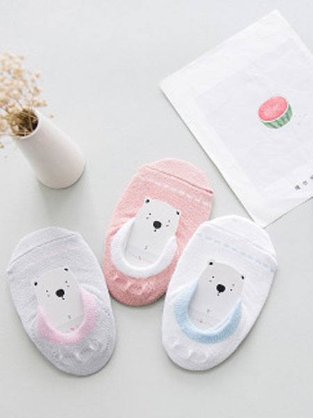 小小羊驼婴童用品2019春夏韩国全棉儿童隐形船袜