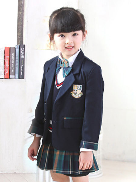 童装品牌2019秋冬英伦学院风班服小学生校服