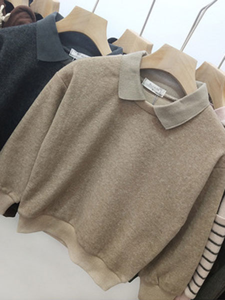 SMBY童装品牌2019春夏女童纯棉针织衫