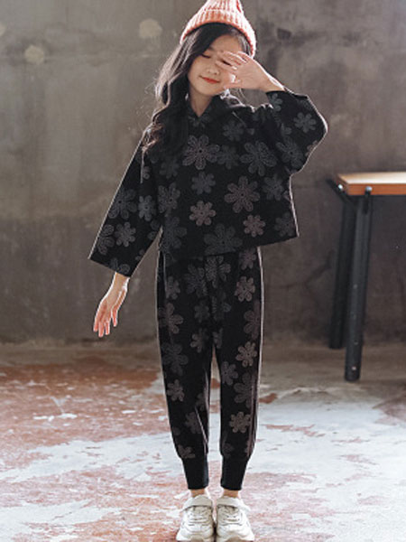 童装品牌2019春夏韩版两件套长袖运动