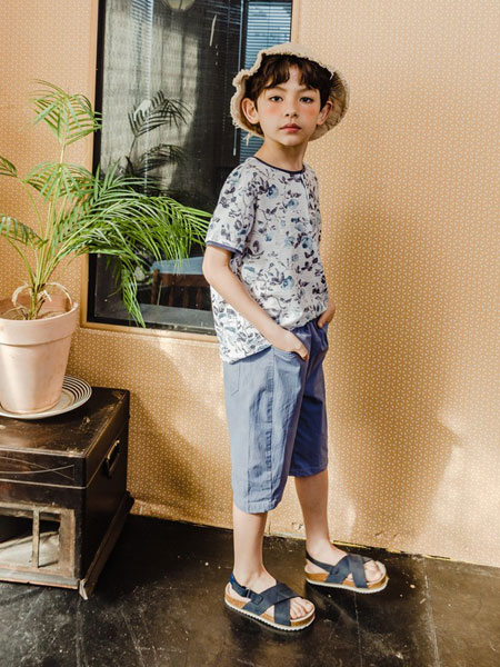 卡拉美Karamel童装品牌2019春夏新款韩版潮衣儿童洋气短袖休闲两件套