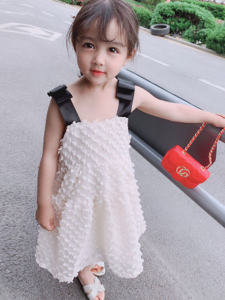 如愿童话童装品牌2019春夏洋气公主裙吊带裙