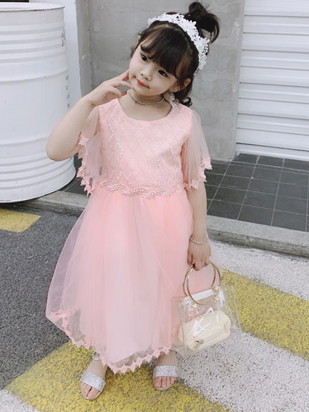 如愿童话童装品牌2019春夏韩版小女孩裙子儿童洋气公主裙
