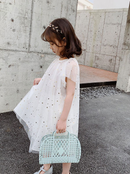米多家M do+童装品牌2019春夏气质蕾丝网纱公主裙