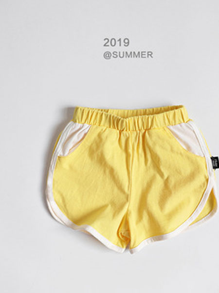 BAPELET KIDS童装品牌2019春夏中性童裤纯色短裤