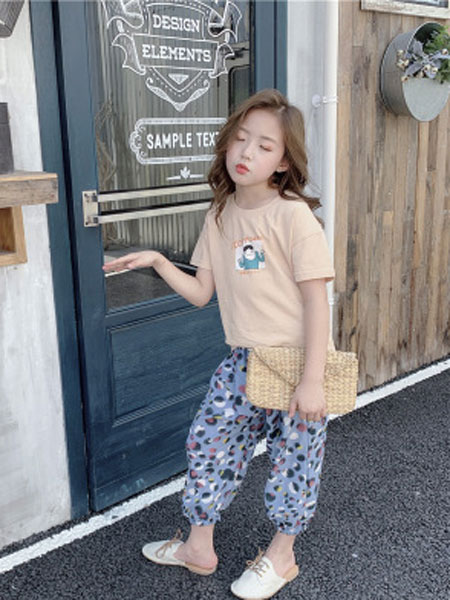 童装品牌2019春夏韩版卡通小人物T恤