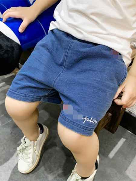 童装品牌2019春夏中裤运动短裤牛仔短裤