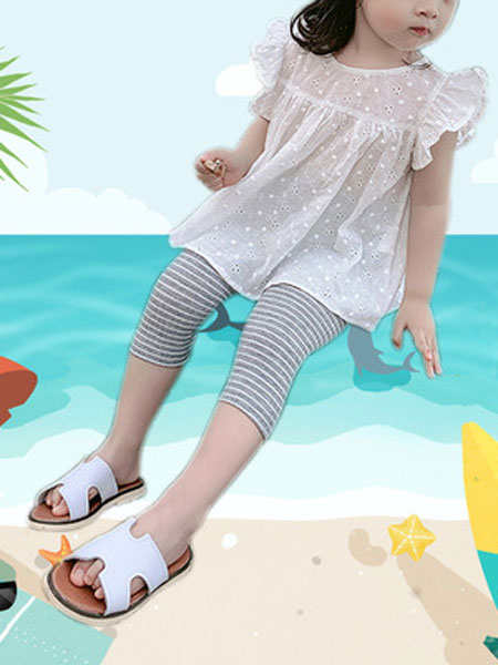 尤兰达童装品牌2019春夏洋气娃娃衫短袖上衣