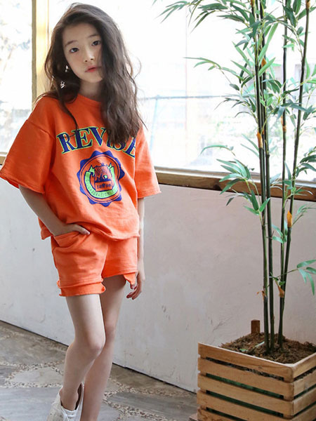 童装品牌2019春夏韩版中大童宽松两件套
