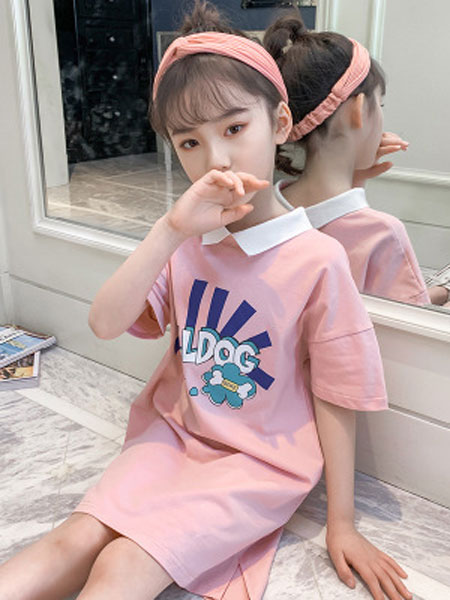 童装品牌2019春夏可爱印花短袖简约款T恤