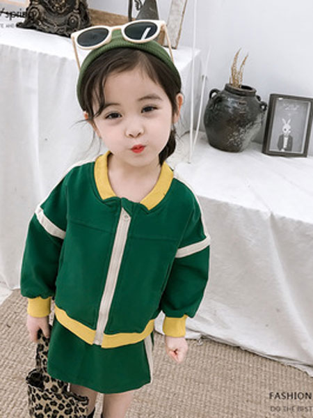 豹纹兔童装品牌2019春夏超洋气时髦宽松公主风衣