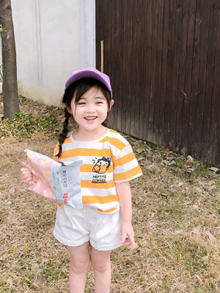 豹纹兔童装品牌2019春夏儿童运动休闲短裤