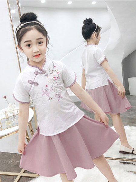 童装品牌2019春夏中国风汉服套装