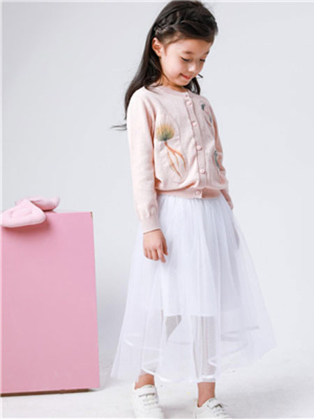 shiqiubi史丘比童装品牌2019春季粉色开衫系列