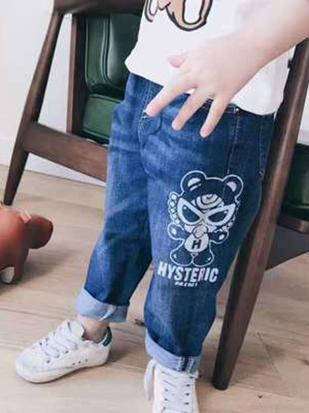 童装品牌2019春夏黑超牛仔裤