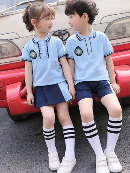 童装品牌2019春夏小学生校服班服套装