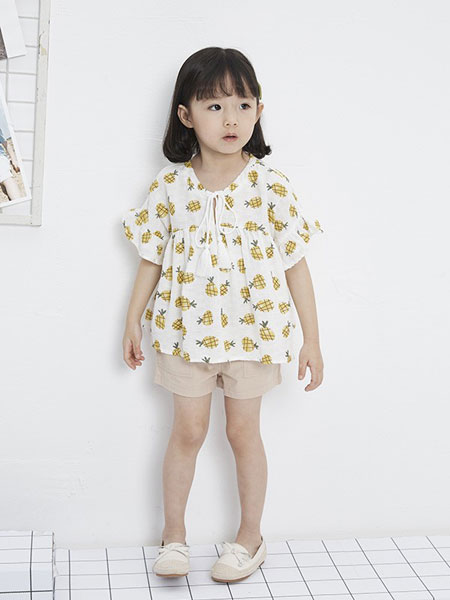 童装品牌2019春夏短袖时尚公主裙