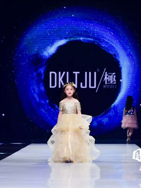 DKLTJU童装品牌2019春夏新款女童演出服花童婚纱公主裙