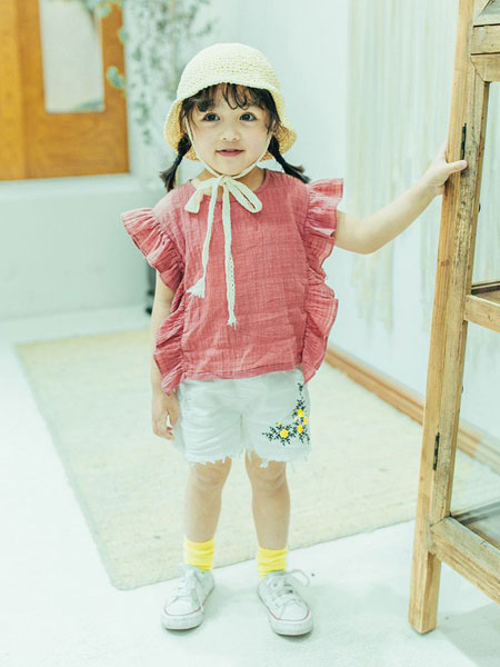 童装品牌2019春夏韩版透气清凉公主儿童洋气套装背心+裤子