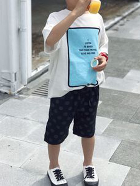 米优国际童装品牌2019春夏新款韩版时尚休闲百搭短袖T恤