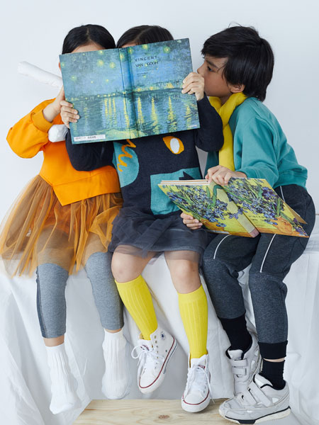 童装品牌2019秋冬儿童卫衣套装中大童洋气时尚卫衣