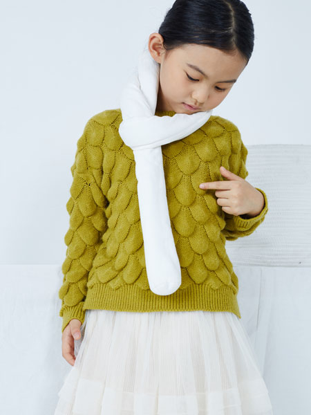 童装品牌2019秋冬洋气儿童时髦欧洲女童毛衣