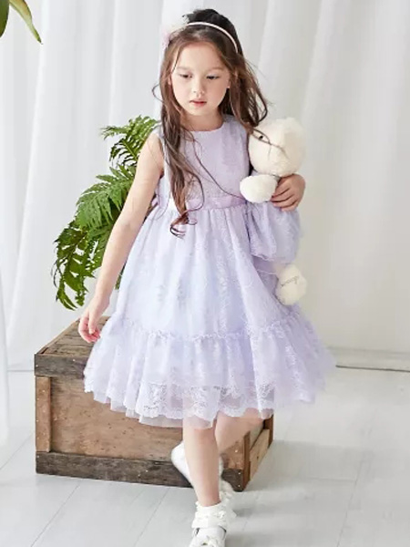 安妮公主童装品牌2019春夏洋气可爱公主裙