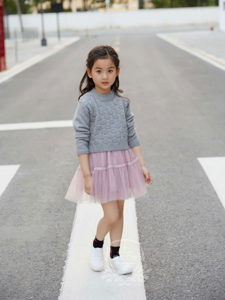 童装品牌2019秋季针织毛衣洋气儿童公主裙