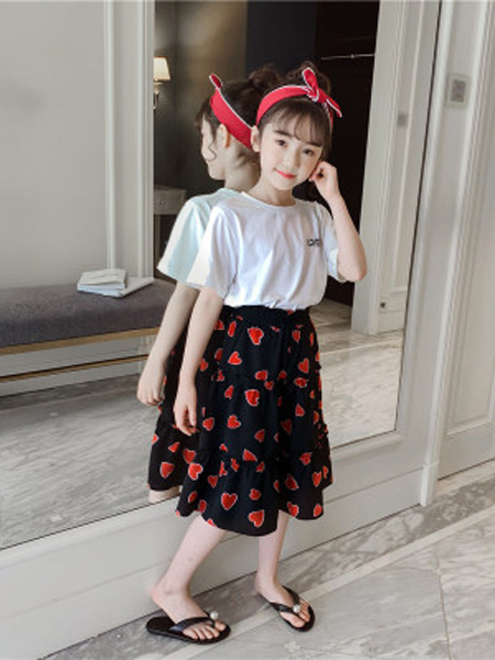 童装品牌2019春夏新款韩版套装裙