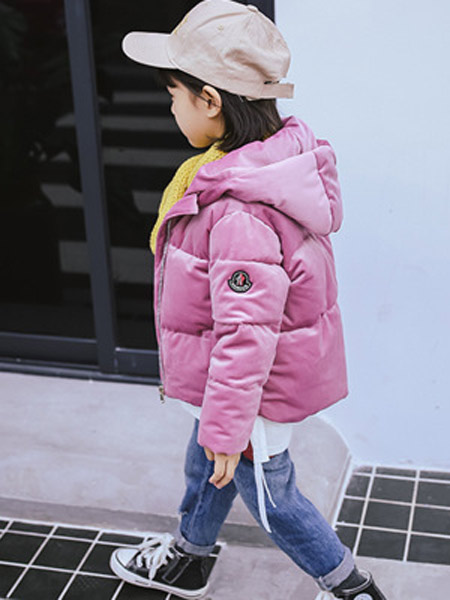 童装品牌2019秋冬新款韩版时尚洋气羽绒服外套