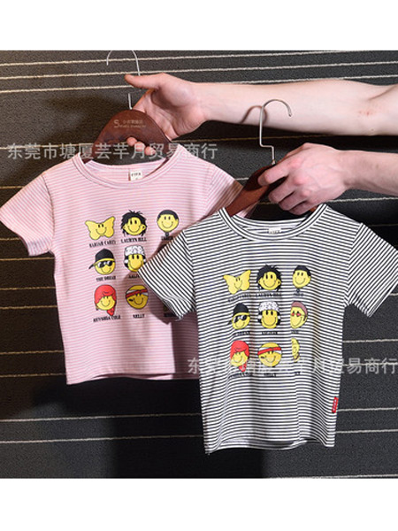 童装品牌2019春夏新款韩版洋气百搭短袖T恤