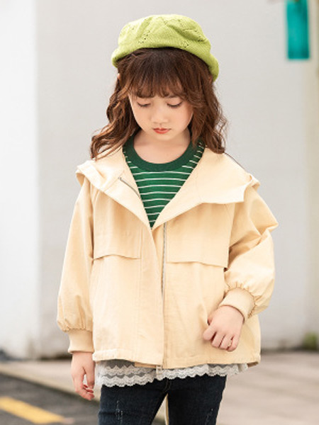 童赫童装品牌2019秋季新款韩版长袖纯色短款外套
