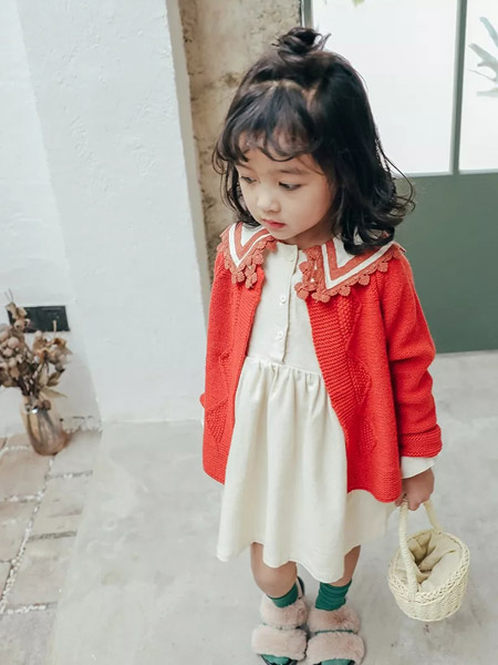 思薇希sweecy童装品牌2019秋季新款洋气韩版时尚长袖针织外套