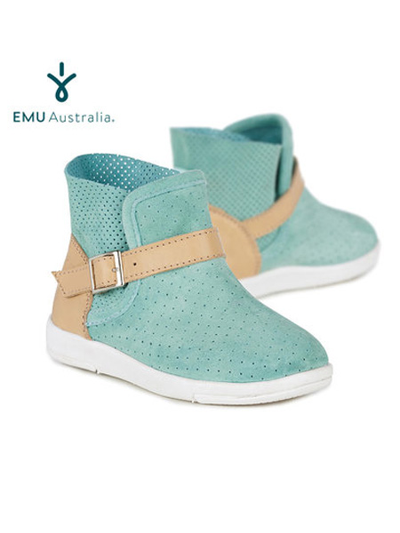 EMU Australia童鞋品牌2019秋冬新款高帮休闲运动网布透气帆布鞋