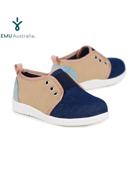 EMU Australia童鞋品牌2019秋冬新款帆布鞋拼接休闲鞋