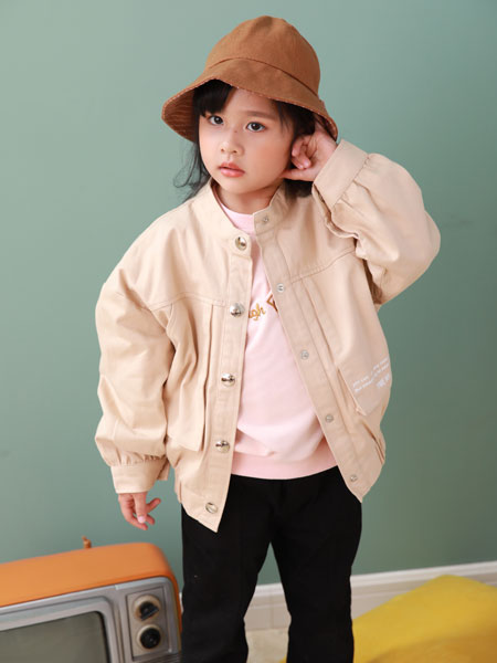 卡比优童装品牌2019秋季新款中童韩版时尚夹克