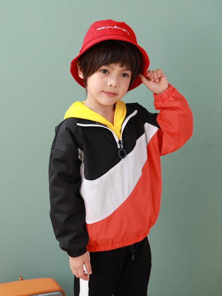 卡比优童装品牌2019秋季男童嘻哈韩版套装
