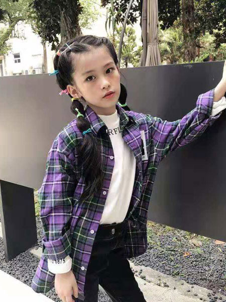 说与童装品牌2019秋冬韩版洋气儿童街舞套装女童两件套