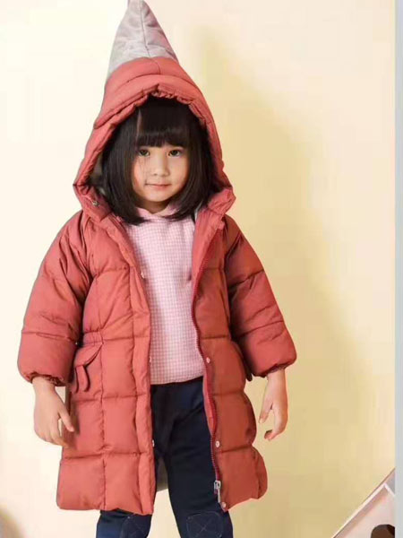 童装品牌2019秋冬洋气中长款保暖童装宝宝上衣小女孩外套