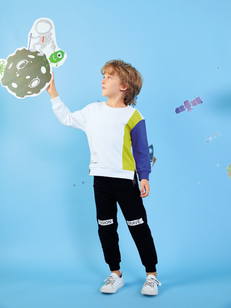 童装品牌2019秋季新款韩版休闲时髦洋气套装