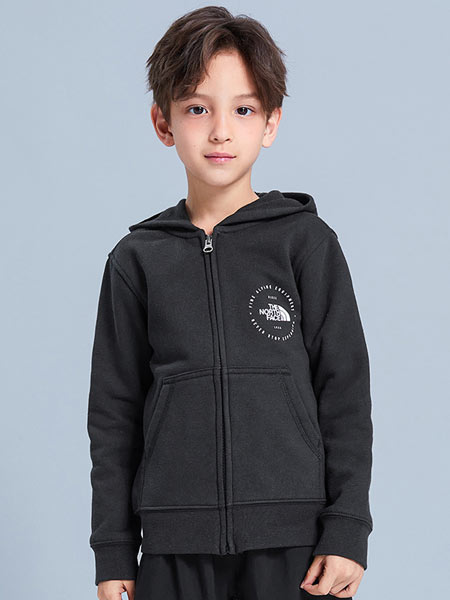 The North Face童装品牌2019秋季男童儿童卫衣针织外套