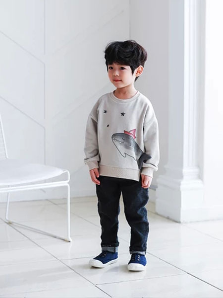 JJ PARK童装品牌2019秋季欧版潮男童小孩宝宝洋气上衣