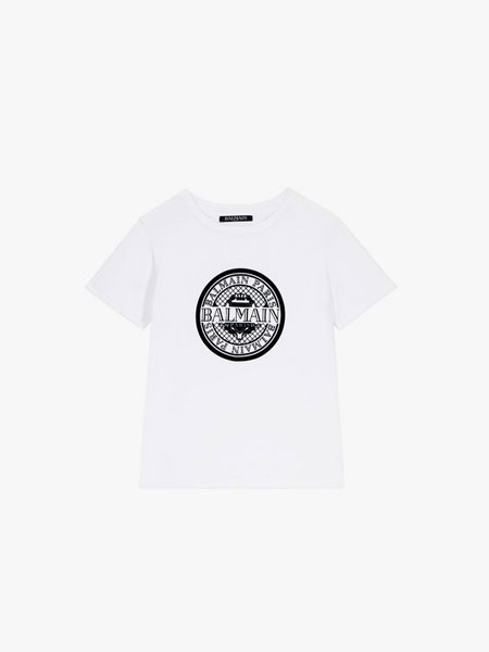 Balmain巴尔曼童装品牌2019秋季家装一家四口夏韩版短袖T恤