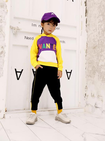 童装品牌2019秋冬韩版运动休闲两件套装