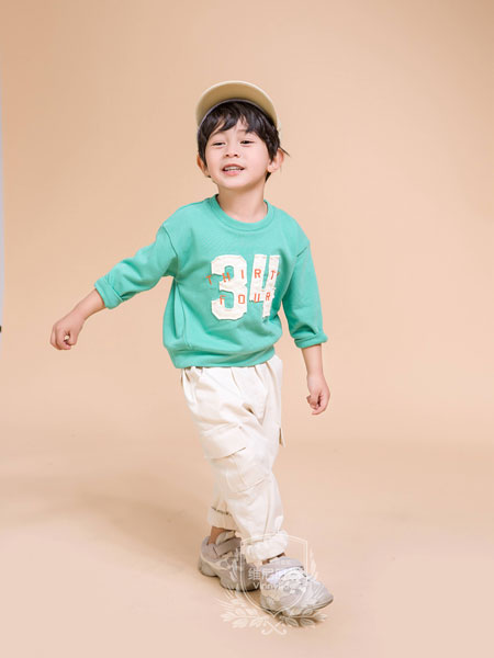 童装品牌2019秋季圆领长袖T恤韩版上衣