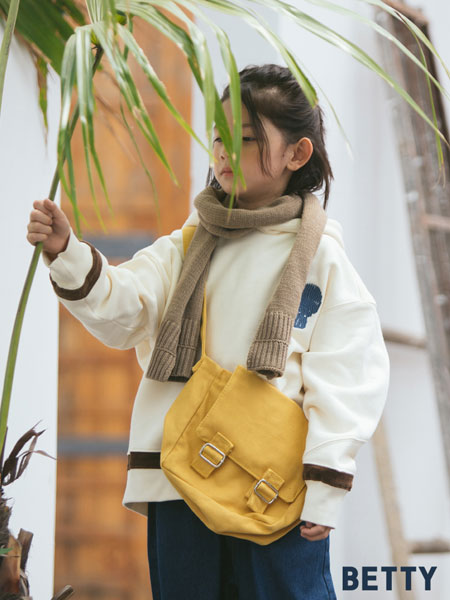 贝蒂小羊童装品牌2019秋冬洋气时髦儿童韩版运动套装